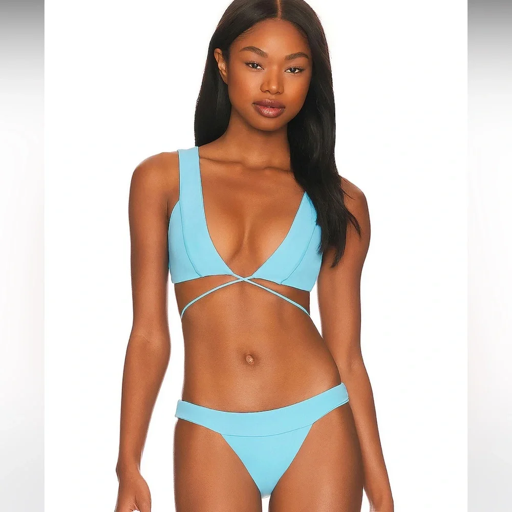 Lovers + Friends - Sade Top Blue